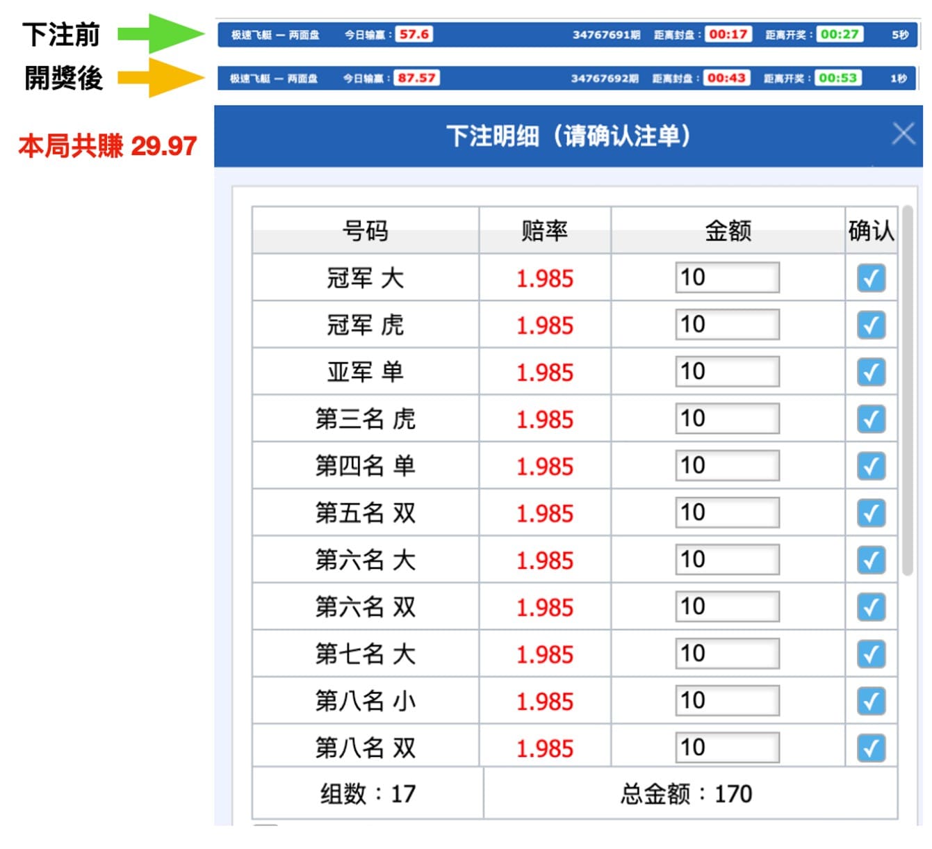 gs彩樂園賽車試玩結果